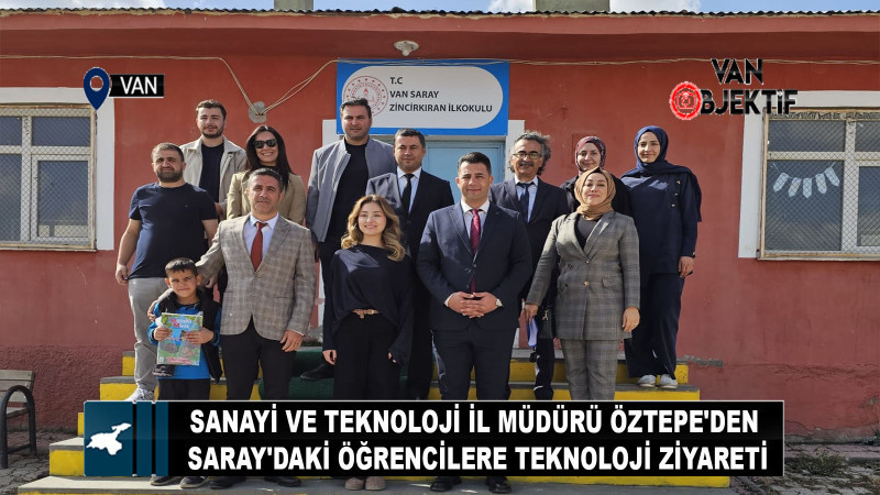 Sanayi ve Teknoloji İl Müdürü Öztepe'den Saray'daki öğrencilere teknoloji ziyareti
