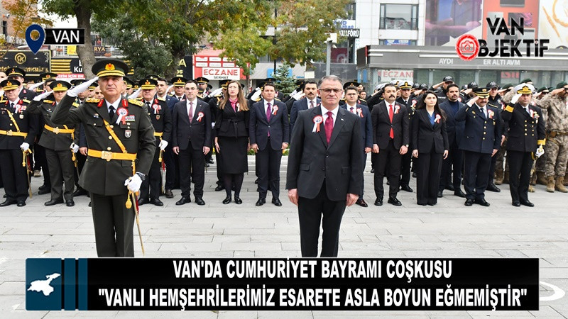 Van'da Cumhuriyet Bayramı Coşkusu